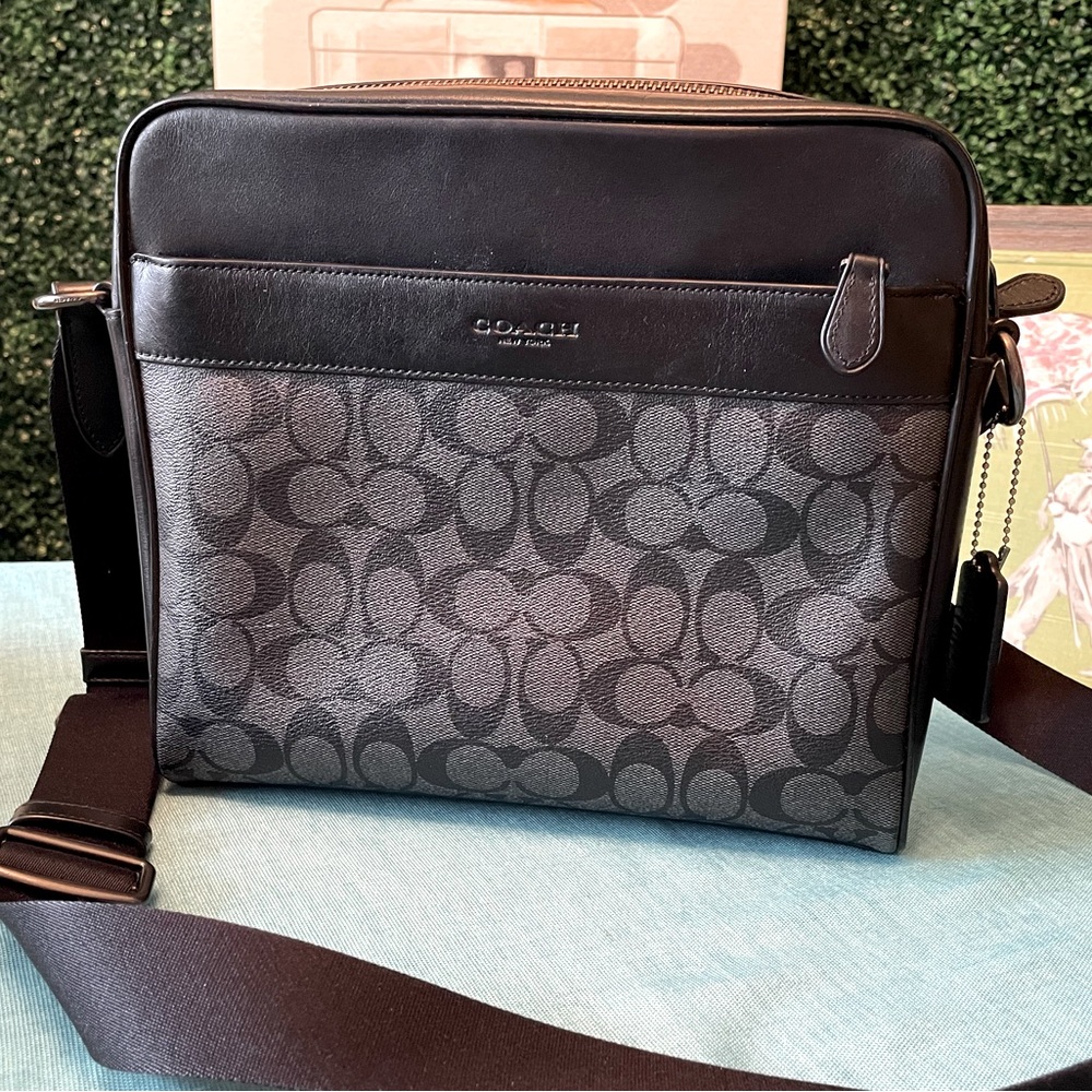 Coach cross body bag with strap